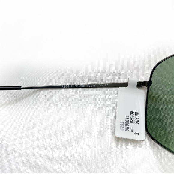 RAY-BAN POLARIZED CLASSIC G-15 SUNGLASSES - Picture 9 of 10